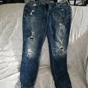 Silver Suki mid skinny